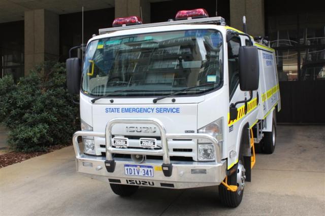 SES Vehicle at conference display